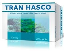 Tran Hasco 500 mg, kapsułki miękkie, 60 kaps. (4x15)  