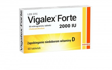 Vigalex Forte tabletki, 2000 IU * 60 szt.