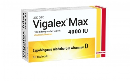 Vigalex Max 4 000 I.U., tabletki, 60 tabl.  