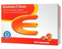 Vitaminum E Hasco 100 mg kapsułki miękkie 30 sztuk