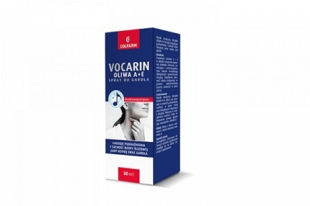 Vocarin Oliwa A + E Spray do gardła, 30 ml  