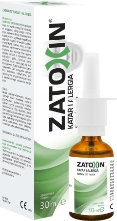 Zatoxin katar i alergia, spray do nosa, 30 ml (but.z aplik.)